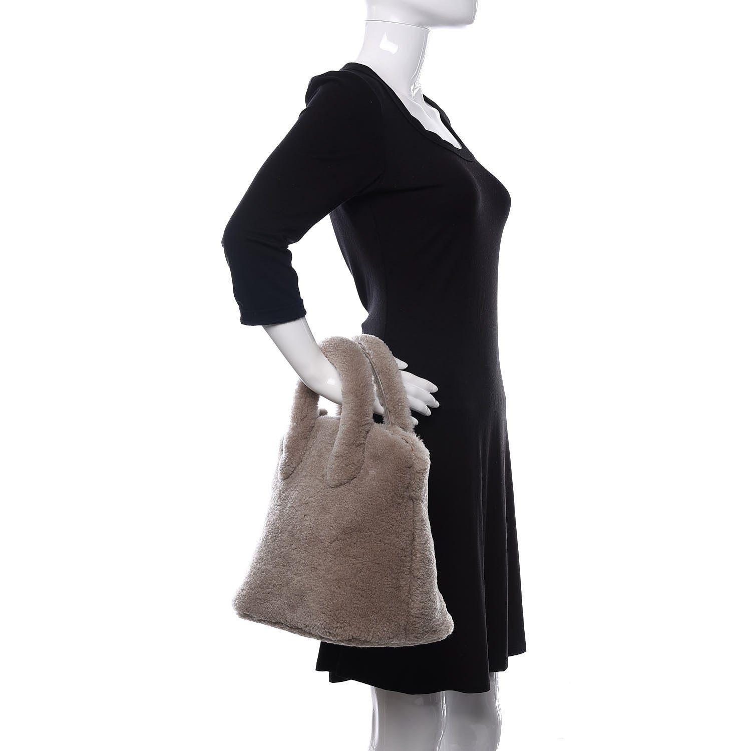 Louis Vuitton Shearling Pulsion Lockit Grey 2 of 9