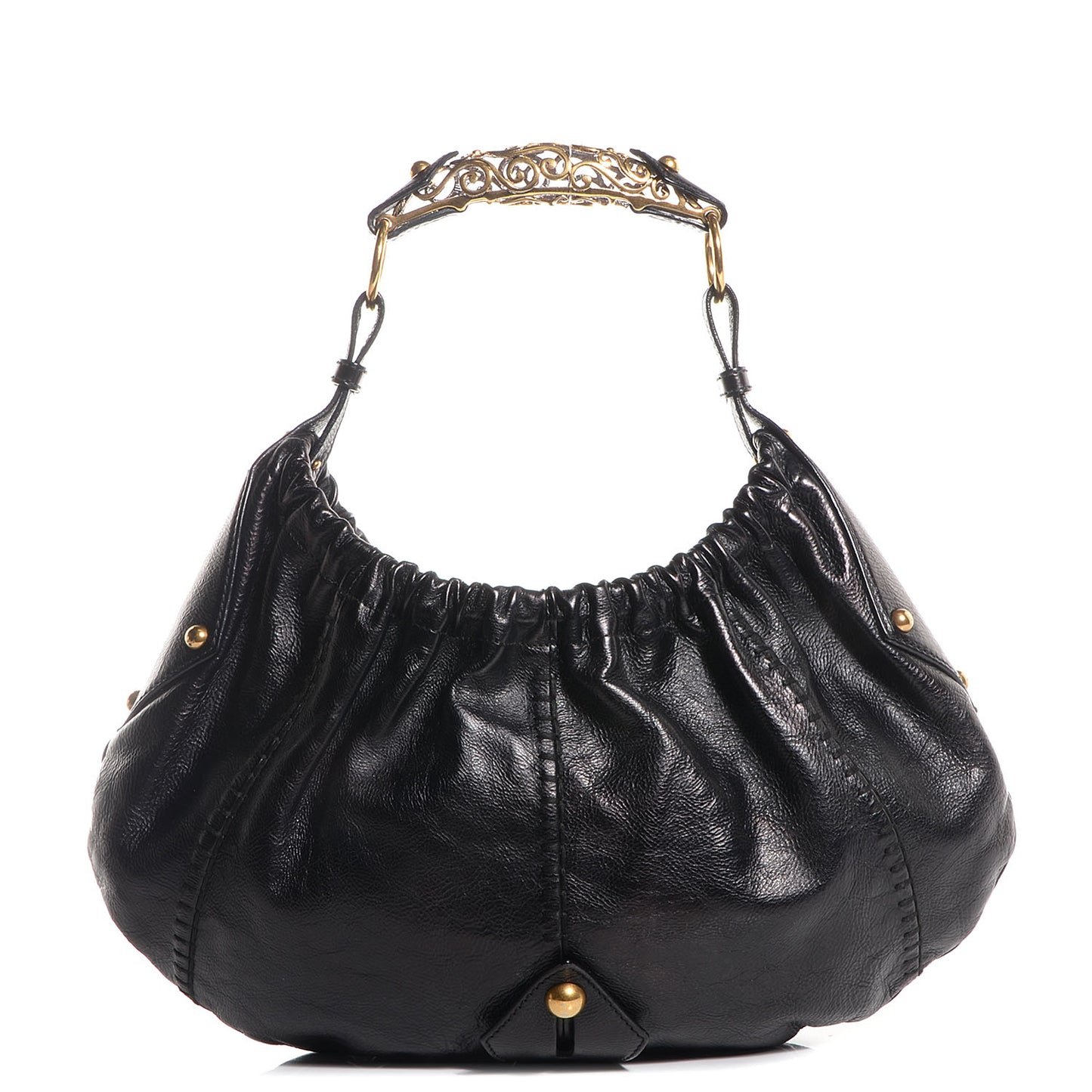 Calfskin Vincennes Mombasa Hobo Black
