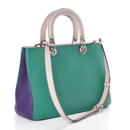 Christian Dior Smooth Calfskin Medium Tri-Color Diorissimo Tote 4 of 11