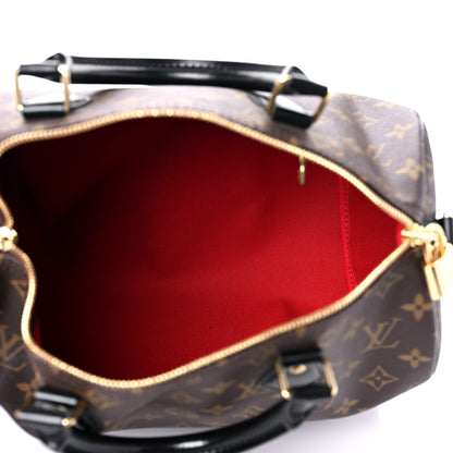 Louis Vuitton Monogram My World Tour Speedy Bandouliere 30 Black 5 of 13