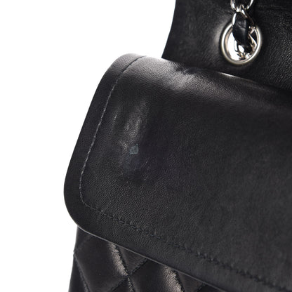 Chanel Lambskin Quilted Medium Double Flap Black 16 of 16