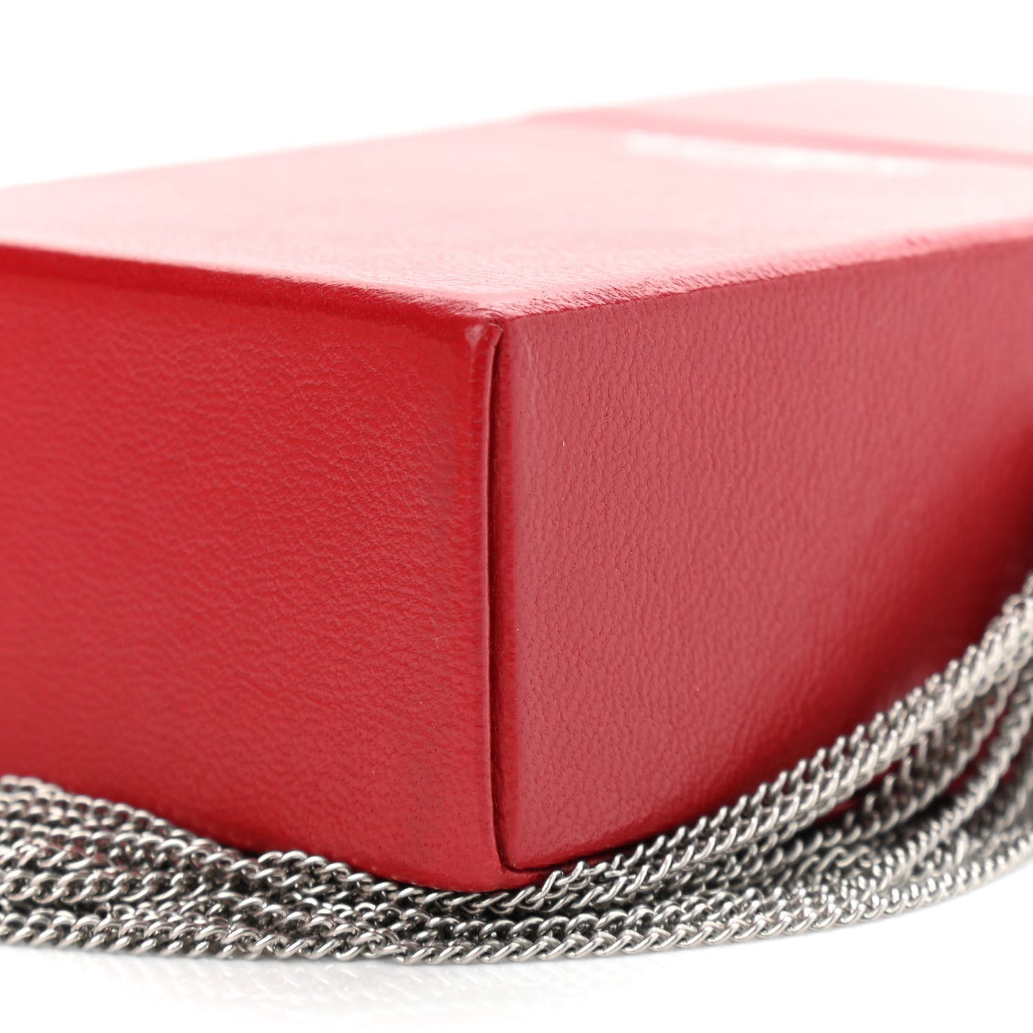 Lambskin Smoking Box Crossbody Rouge Eros