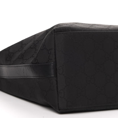 Gucci Nylon Monogram Hobo Black 8 of 12