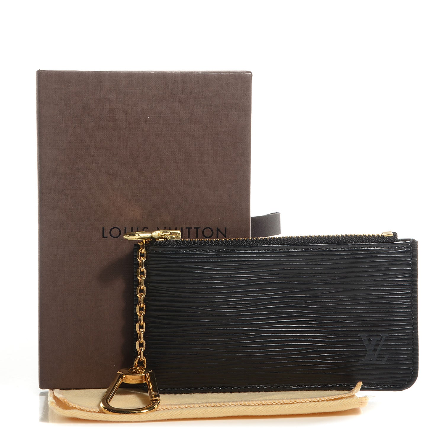 Louis Vuitton Epi Key Pouch Black 8 of 8