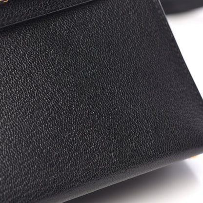 Hermes Chevre Mysore Mini Kelly Sellier 20 Black 30 of 35