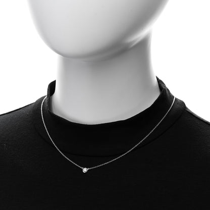 Tiffany Platinum Diamond .22ct Elsa Peretti Diamonds By The Yard Pendant Necklace 2 of 5