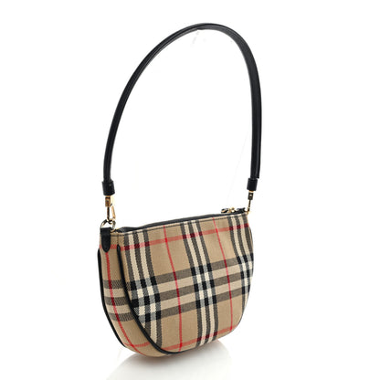 Burberry Vintage Check Calfskin Olympia Slim Pouch Archive Beige 2 of 8