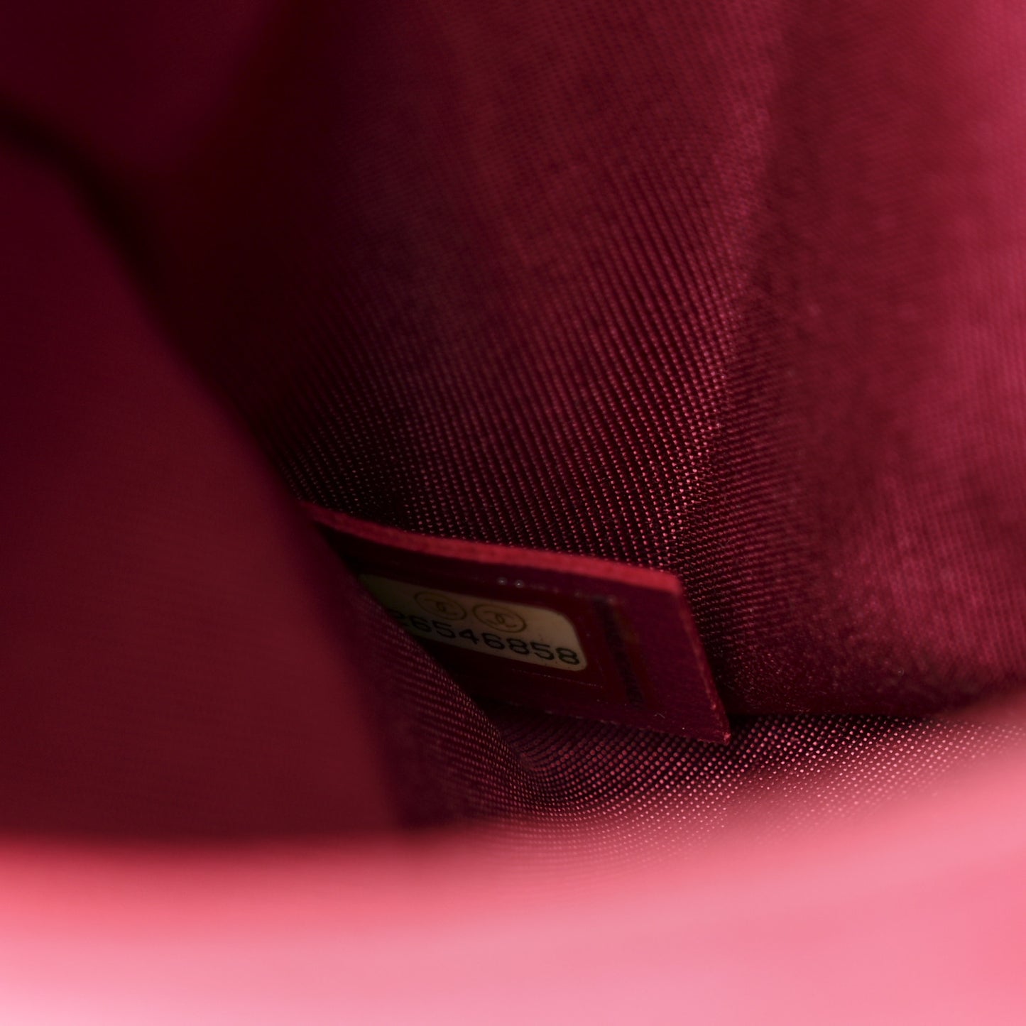 Caviar Suede Stitched Lady Coco Flap Pink