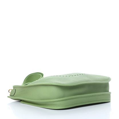 Hermes Taurillon Maurice Evelyne III PM Vert Criquet 4 of 11