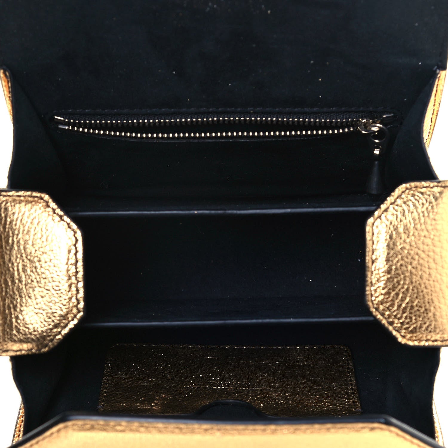 Alexander McQueen Metallic Fine Grain Goatskin Box Shoulder Bag 19 Gold 6 of 9