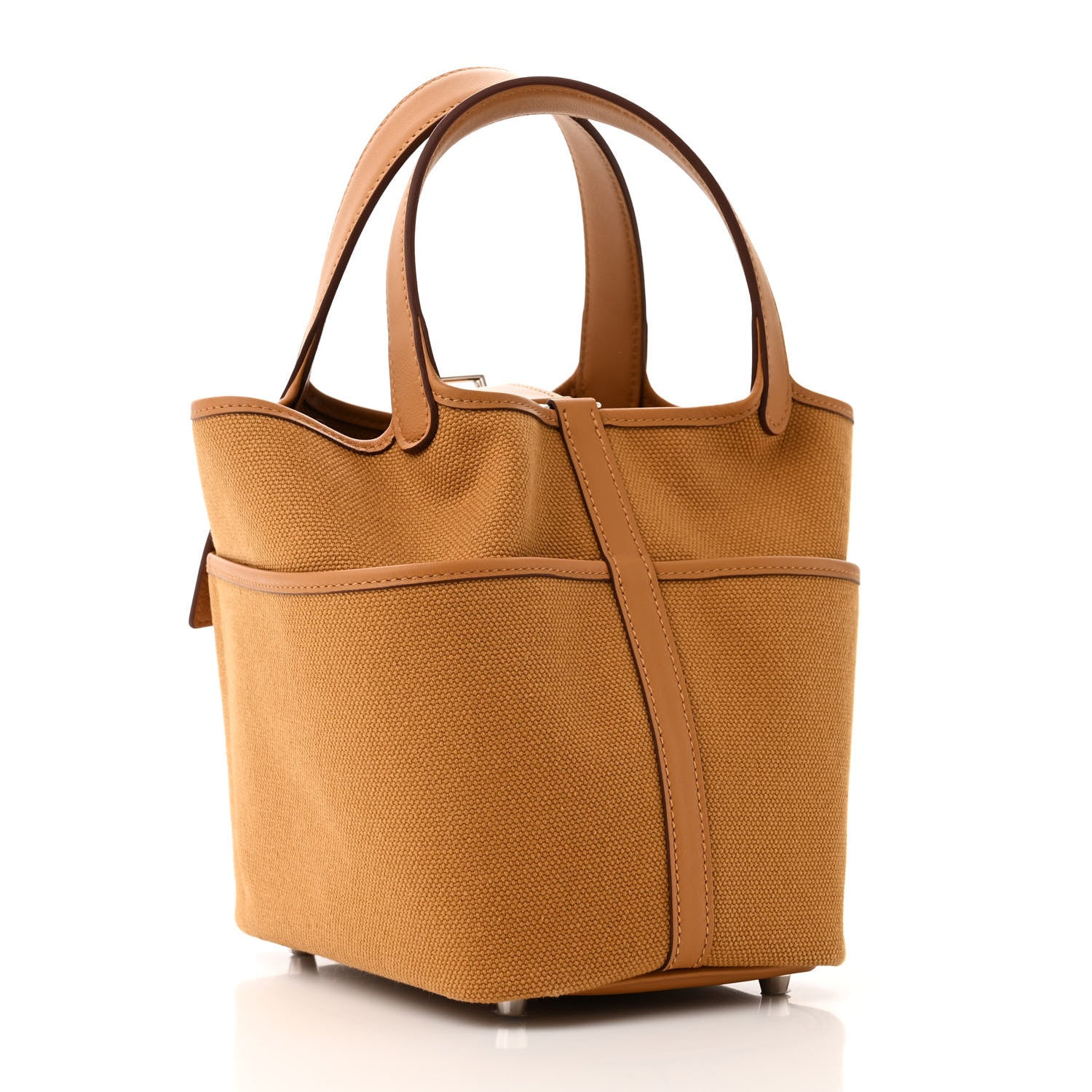 Hermes Toile Goeland Swift Cargo Picotin Lock 18 Sesame 2 of 11