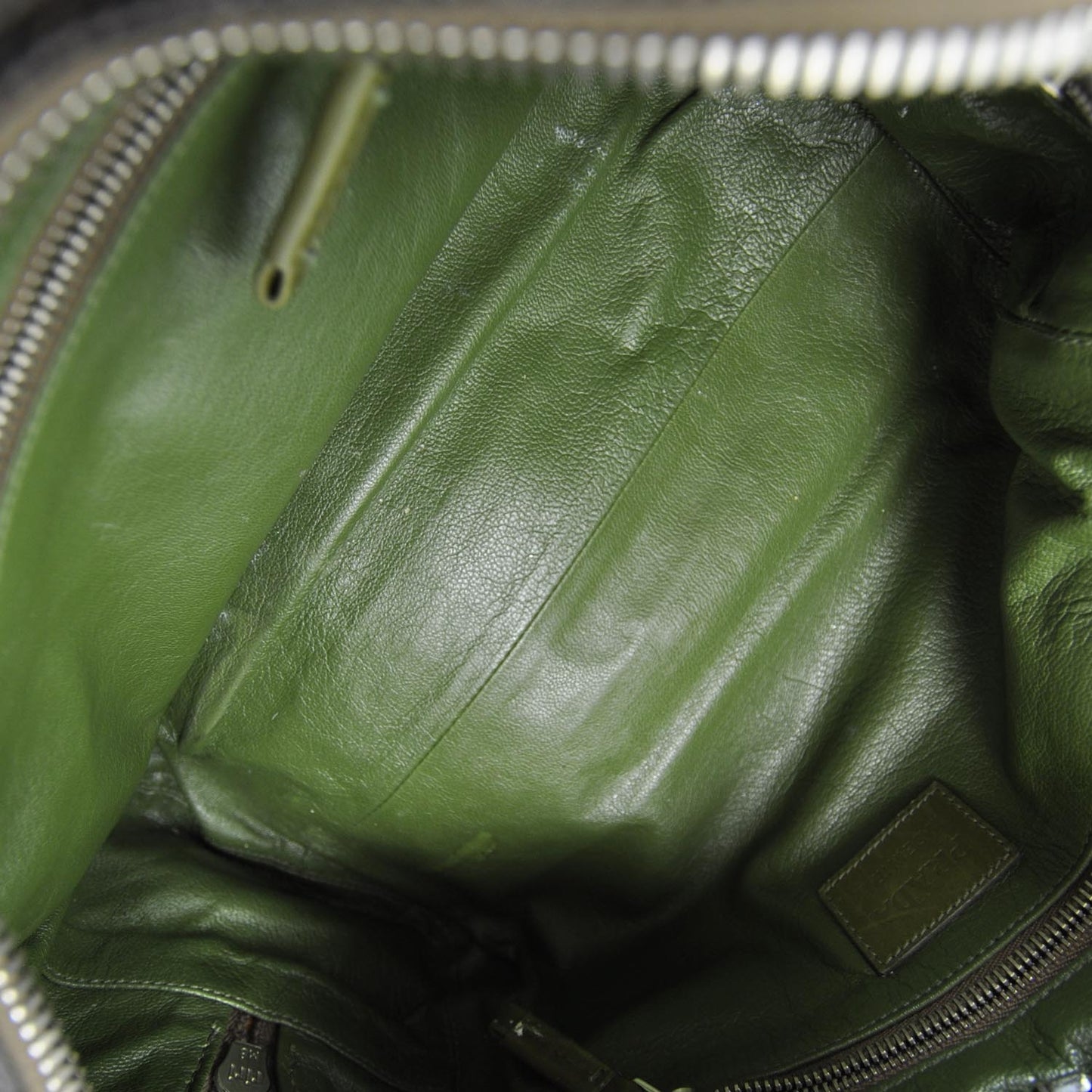 Crocodile Colour Buckles Bag Green Orange