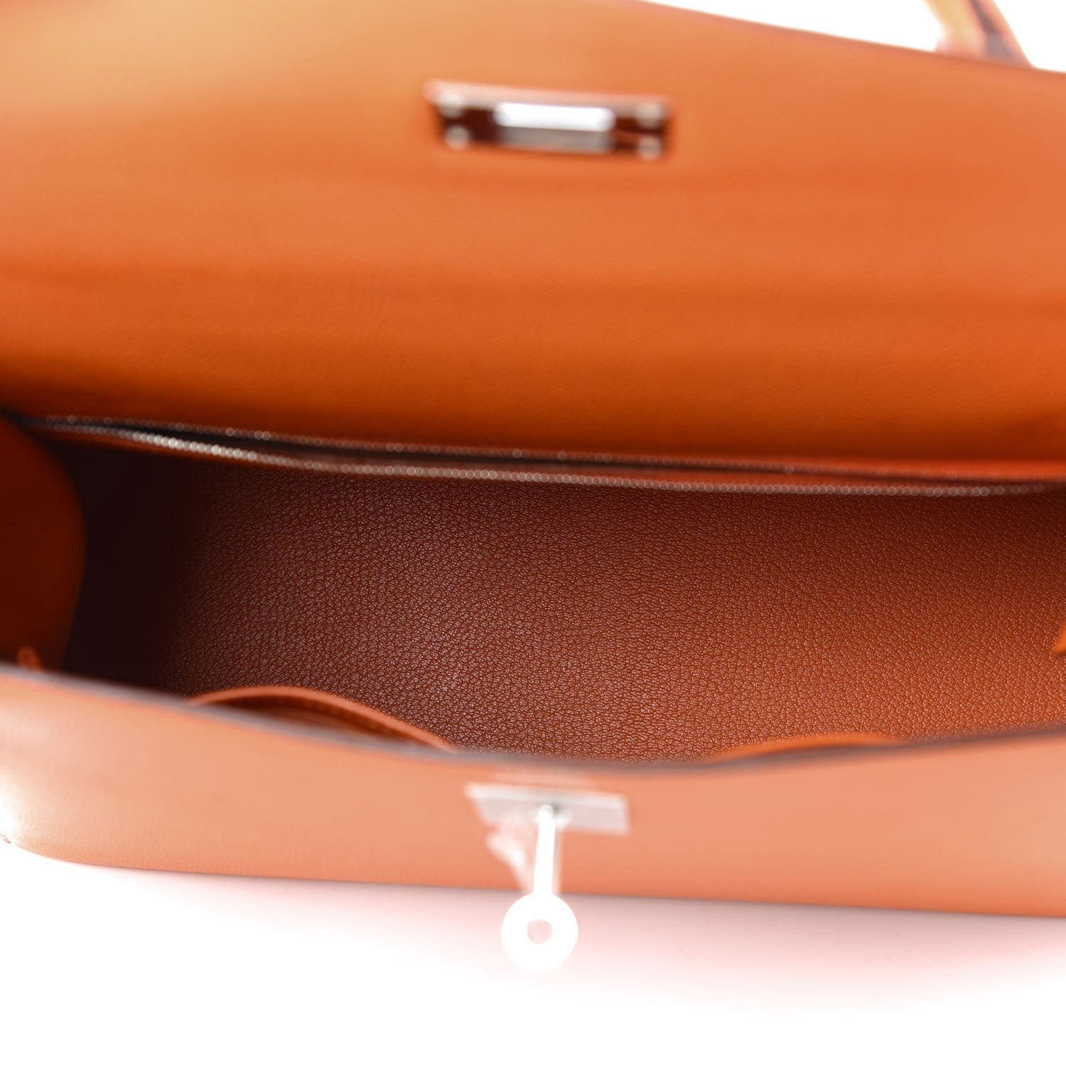 Hermes Epsom Kelly Sellier 32 Orange 5 of 10
