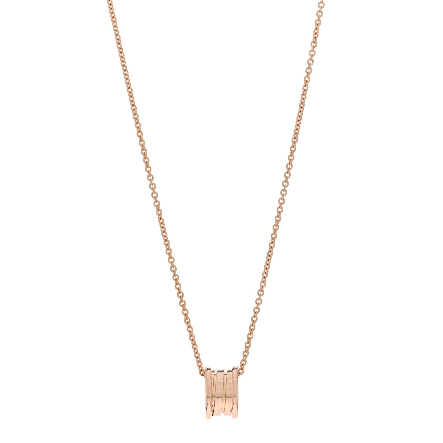18K Rose Gold B.Zero1 Pendant Necklace