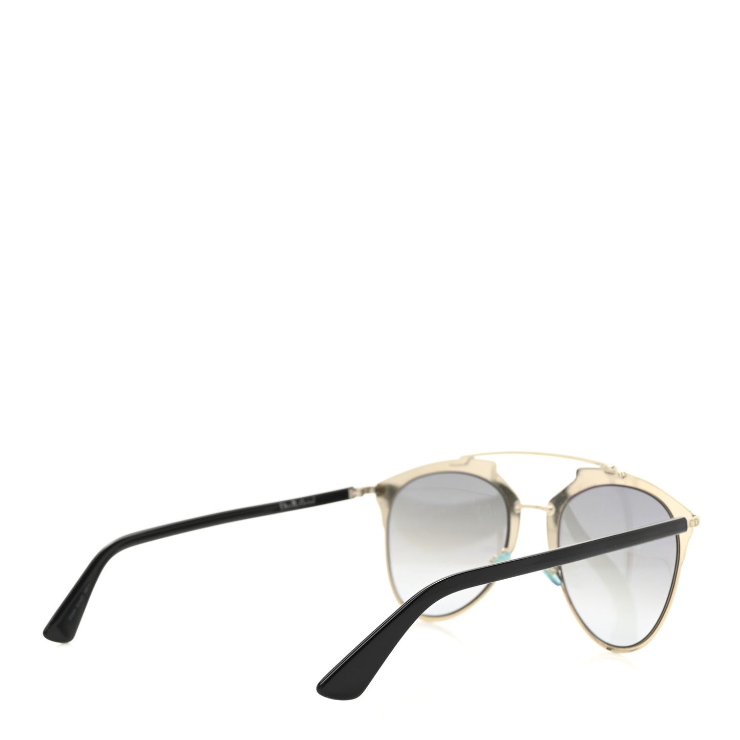Metal DiorReflected Sunglasses Black Silver