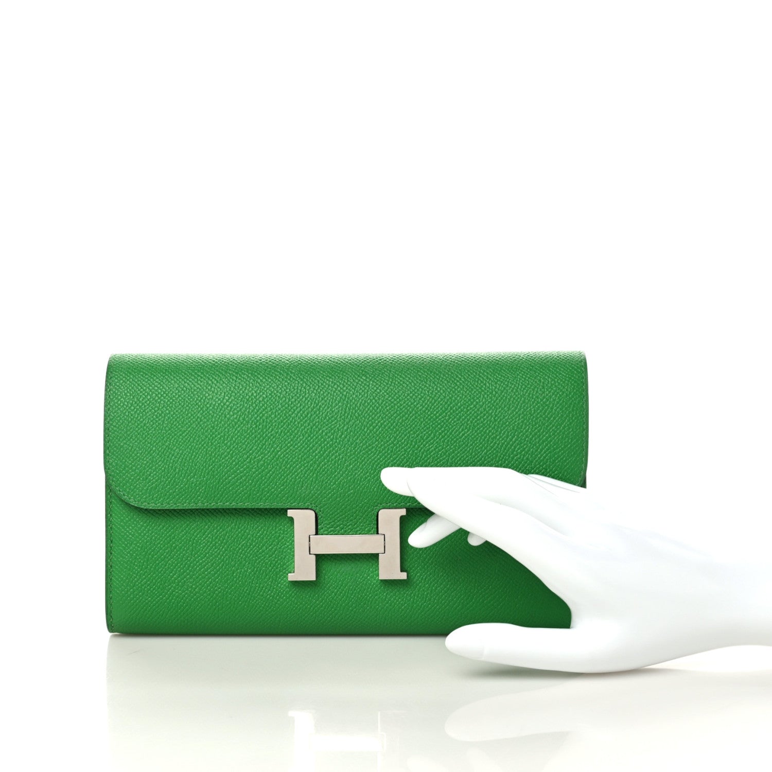 Hermes Epsom Constance Long Wallet Bambou 2 of 7