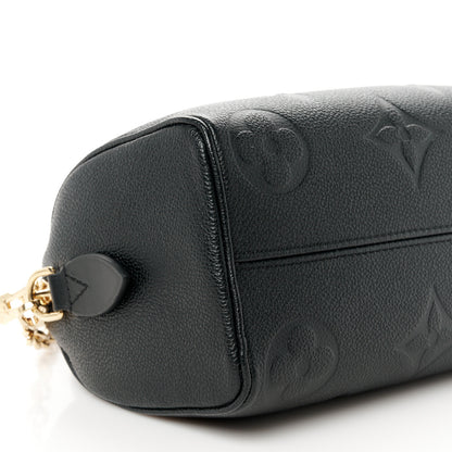 Louis Vuitton Empreinte Monogram Giant Speedy Bandouliere 20 Black 11 of 13