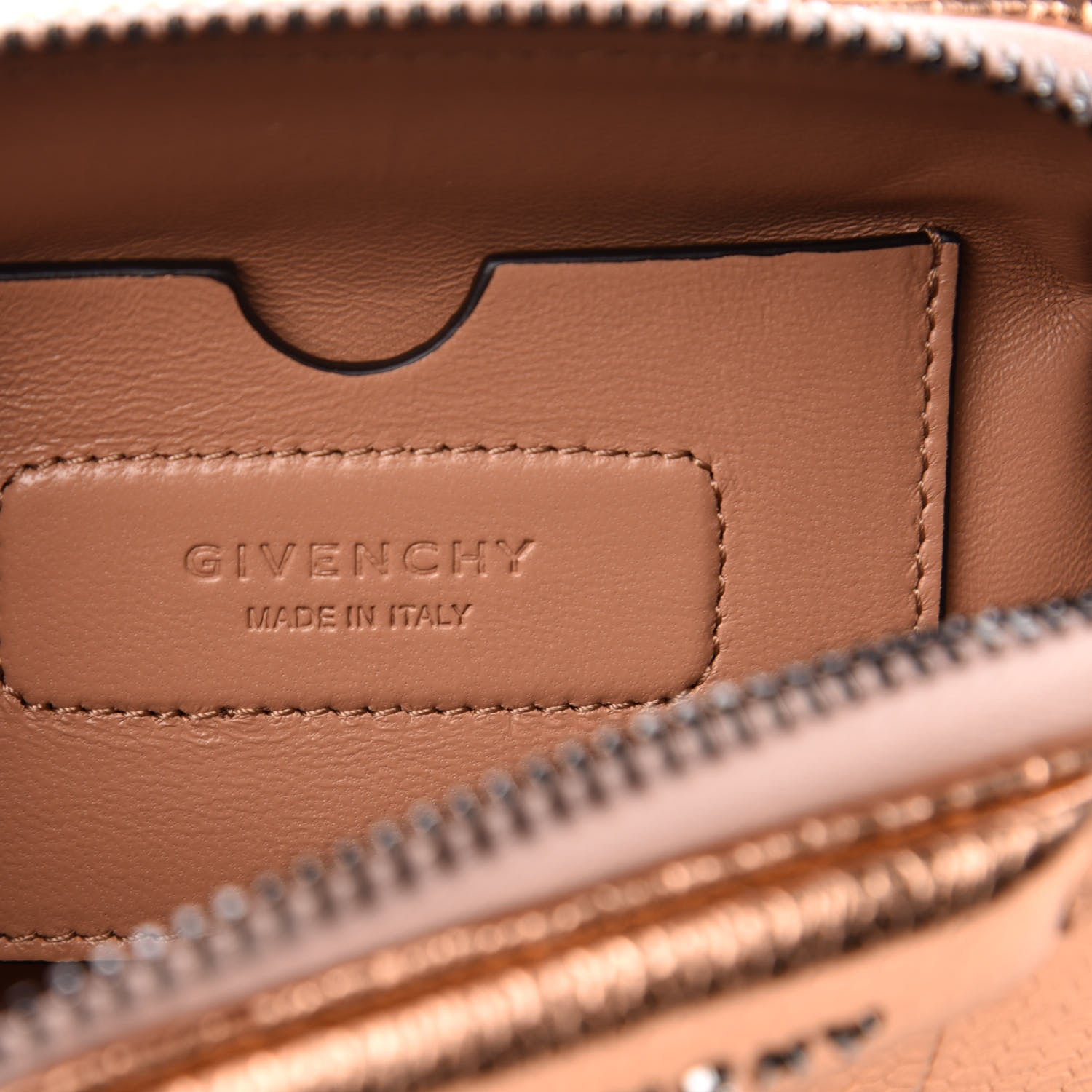 Givenchy Metallic Water Snake Nano Antigona Light Pink 6 of 9