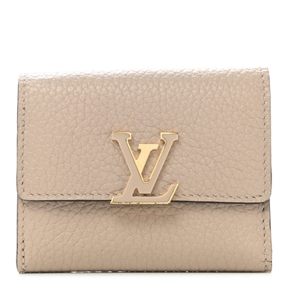 Louis Vuitton Taurillon Capucines XS Wallet Galet 1 of 7