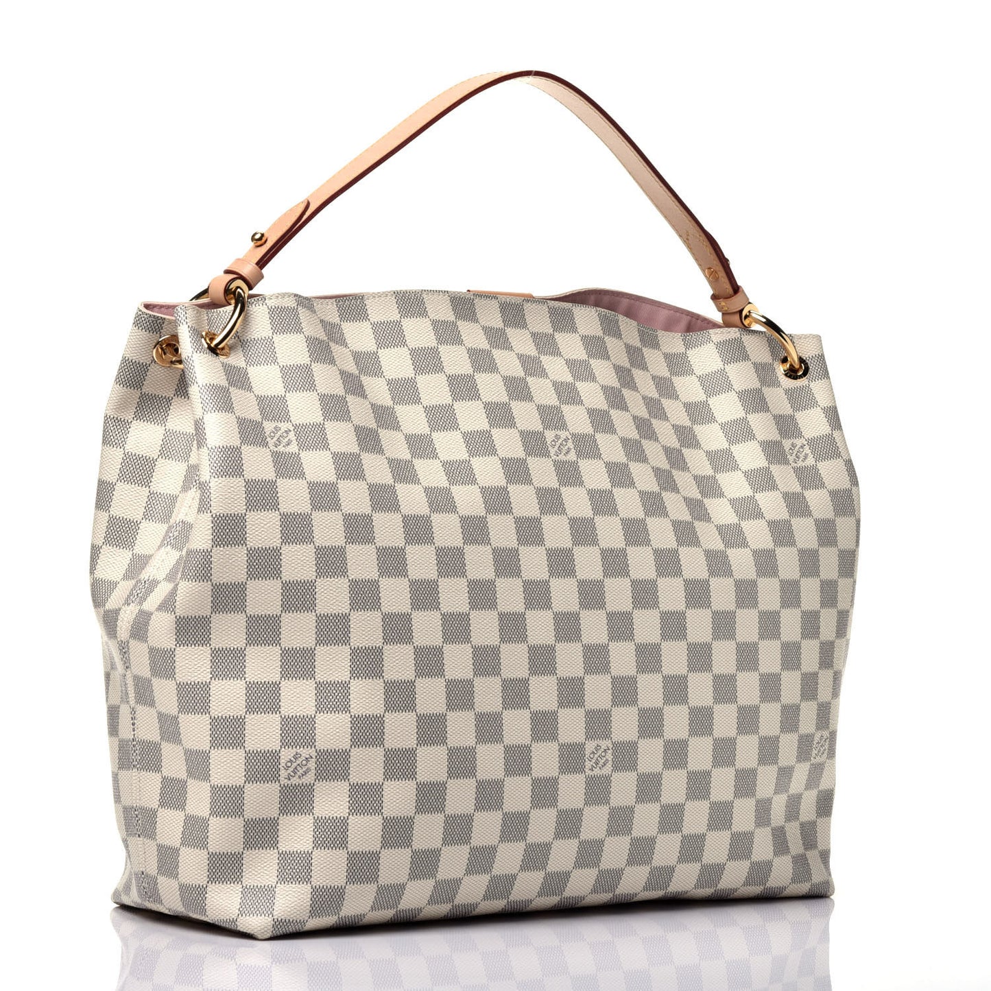 Damier Azur Graceful MM Rose Ballerine