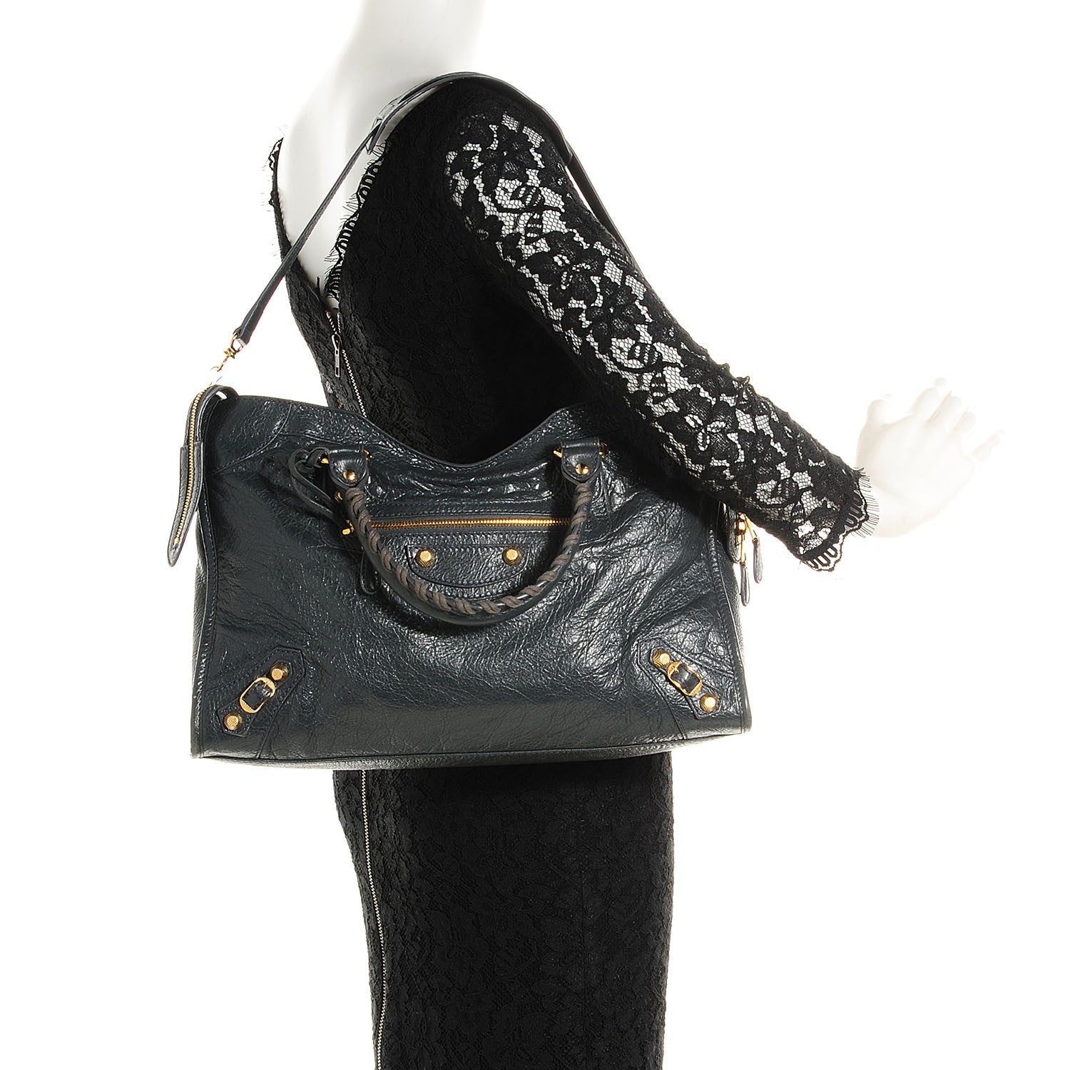 Balenciaga Agneau Giant 12 Gold Hardware City Anthracite 2 of 15