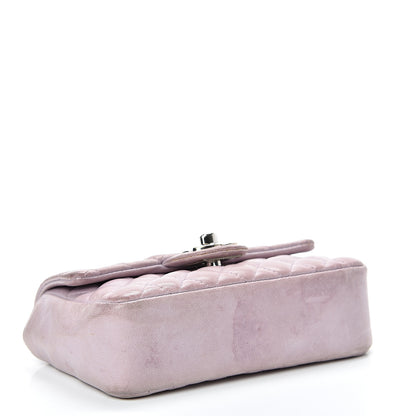 Chanel Lambskin Quilted Mini Valentine Flap Lilac 3 of 22