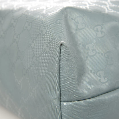 Gucci Imprime Monogram Medium Zippered Shopping Tote Light Blue 10 of 14