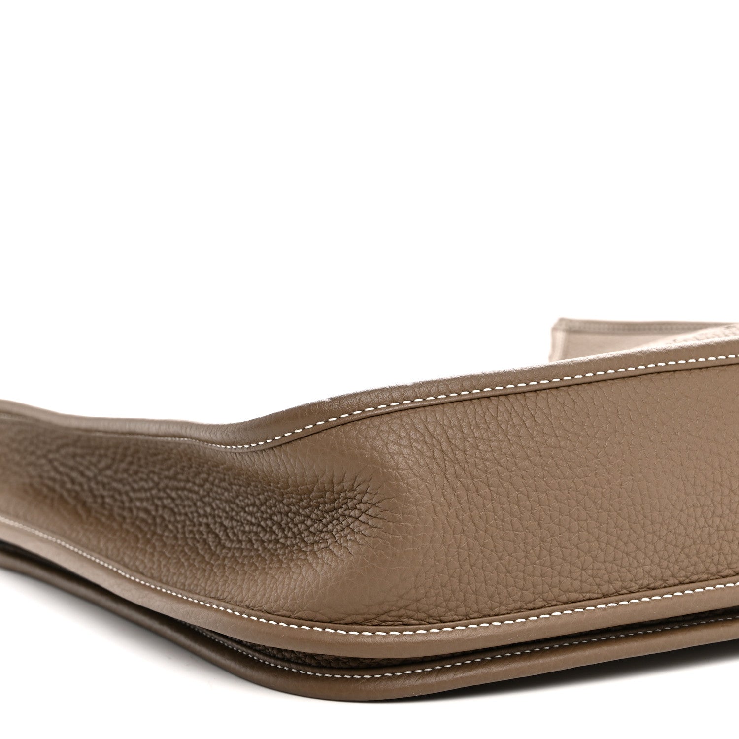 Hermes Taurillon Clemence EVELYNE III PM Etoupe 9 of 10