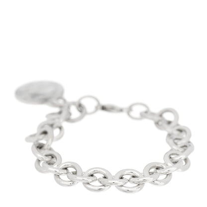 Tiffany Sterling Silver Return to Tiffany Round Tag Charm Bracelet 2 of 4