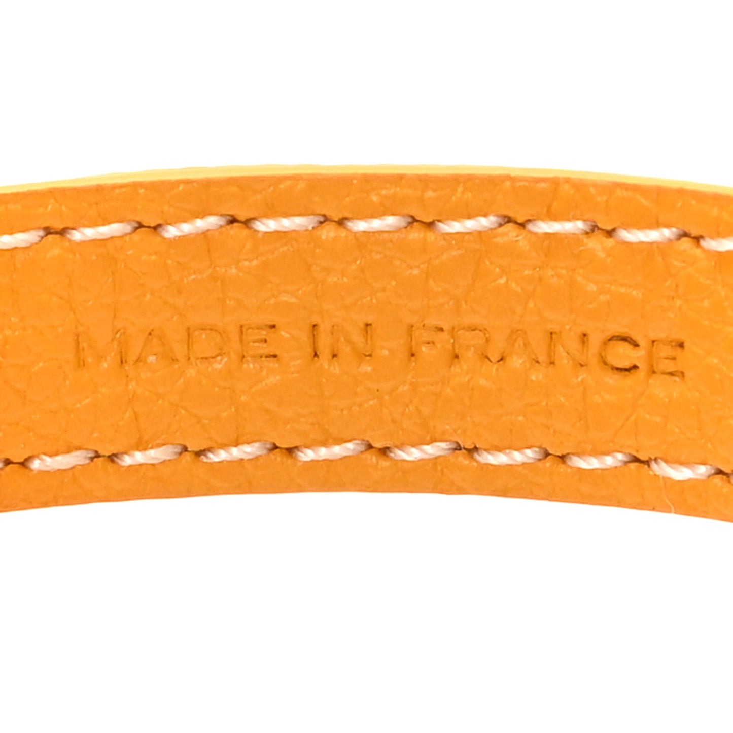 Goyardine Sesame Key Holder Yellow