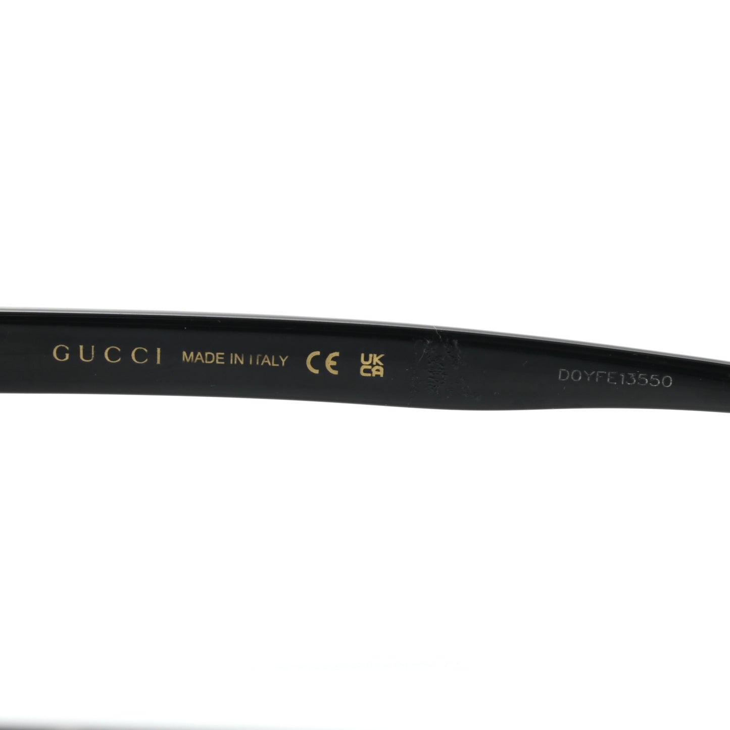 Acetate Square Sunglasses GG0765SA Black
