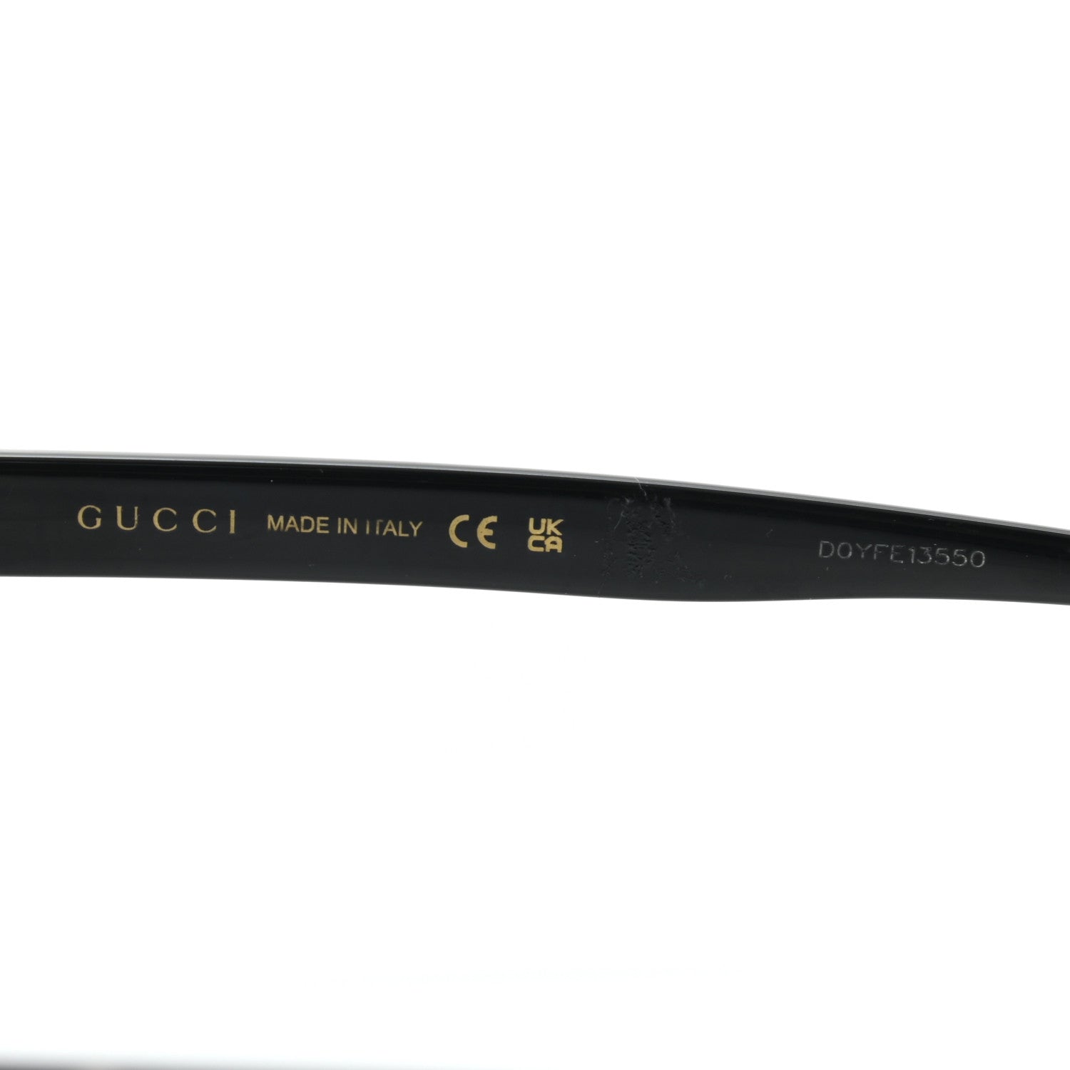 Gucci Acetate Square Sunglasses GG0765SA Black 6 of 7