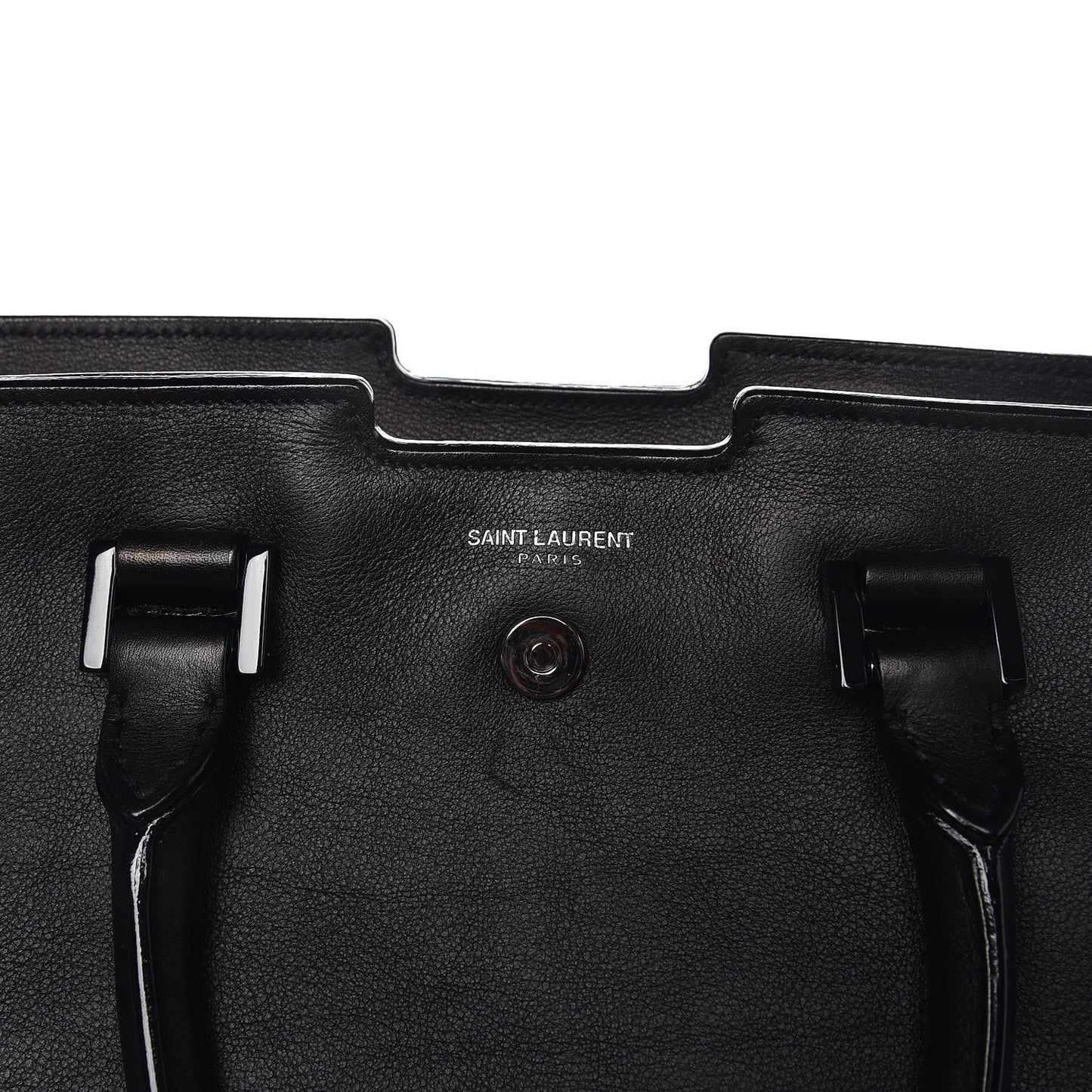 Smooth Calfskin Small Monogram Cabas Black