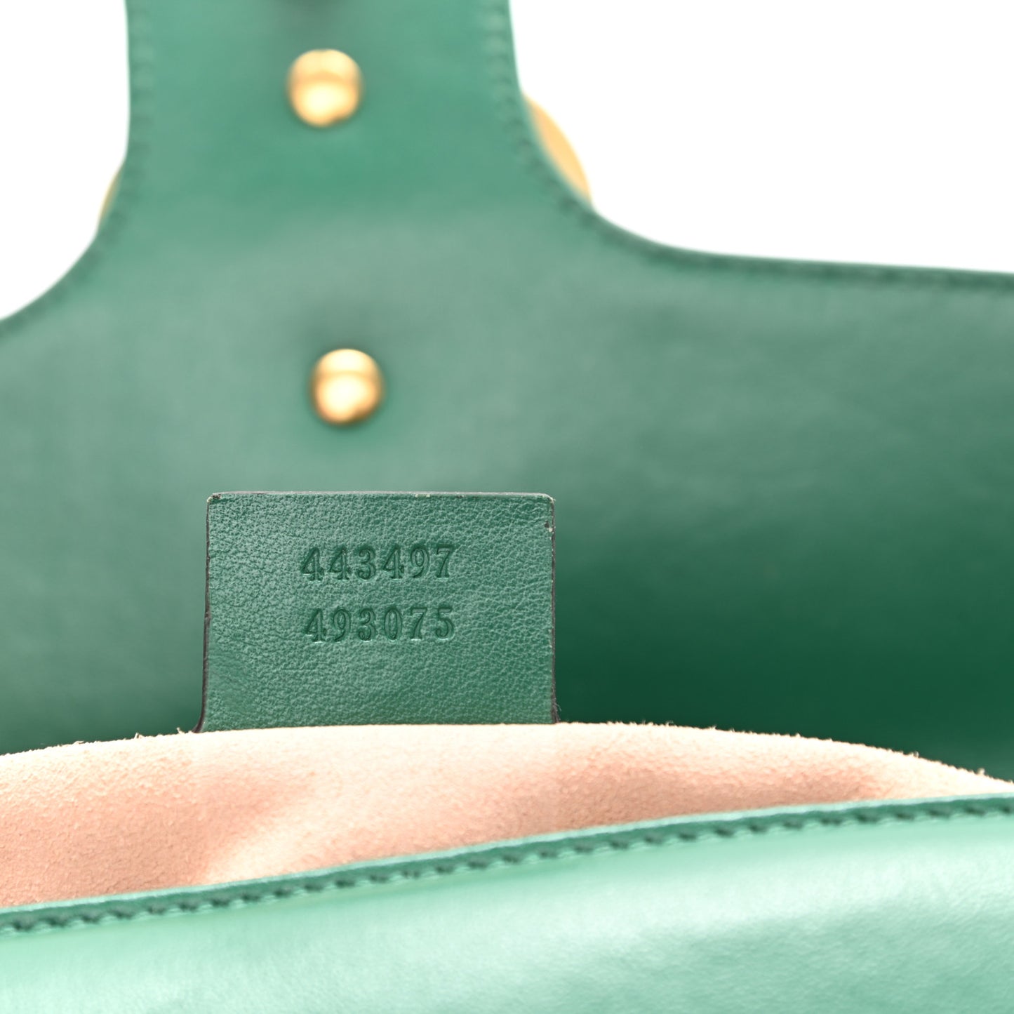 Calfskin Matelasse Small GG Marmont Shoulder Bag Emerald Green