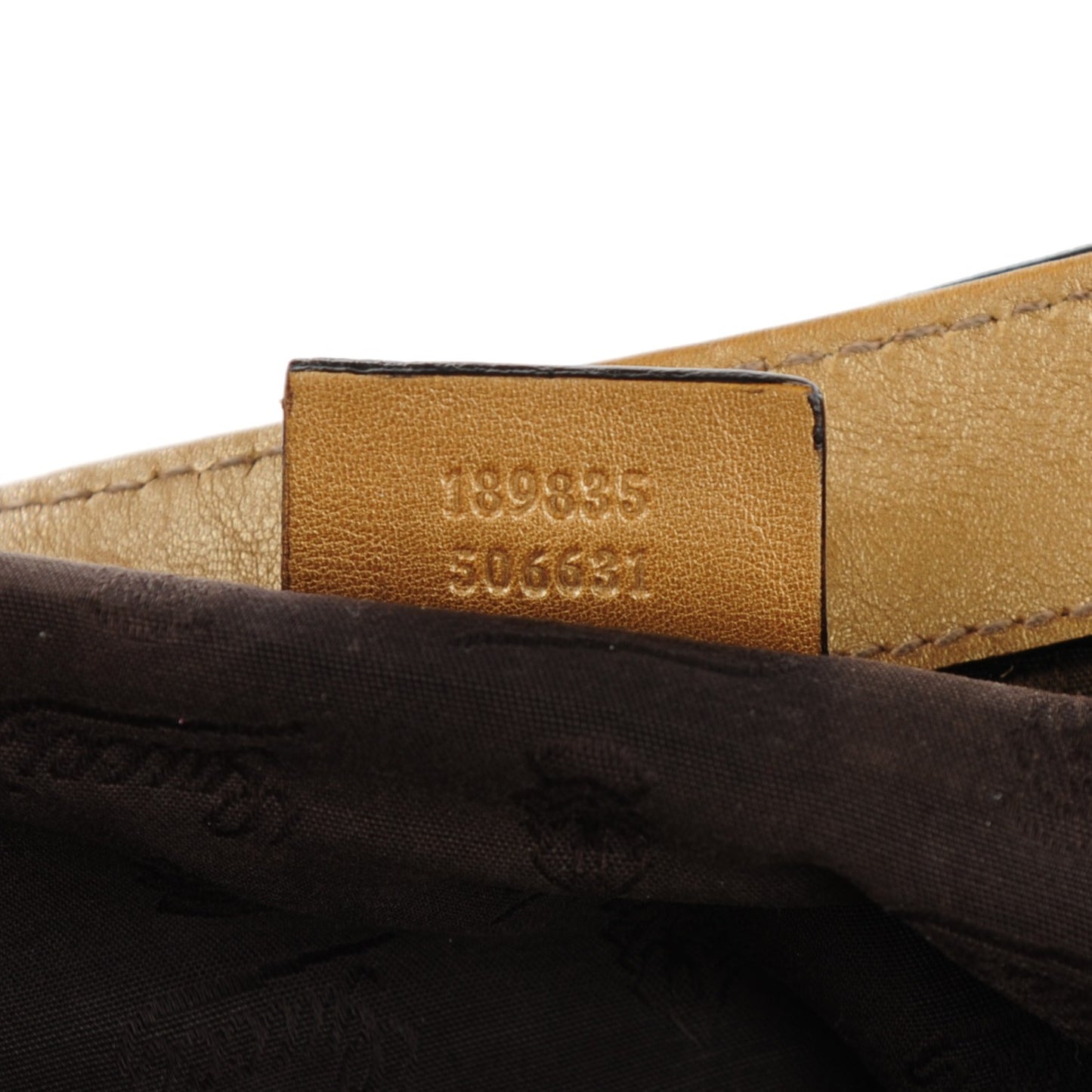 Guccissima Large D Gold Shoulder Bag Off Gold