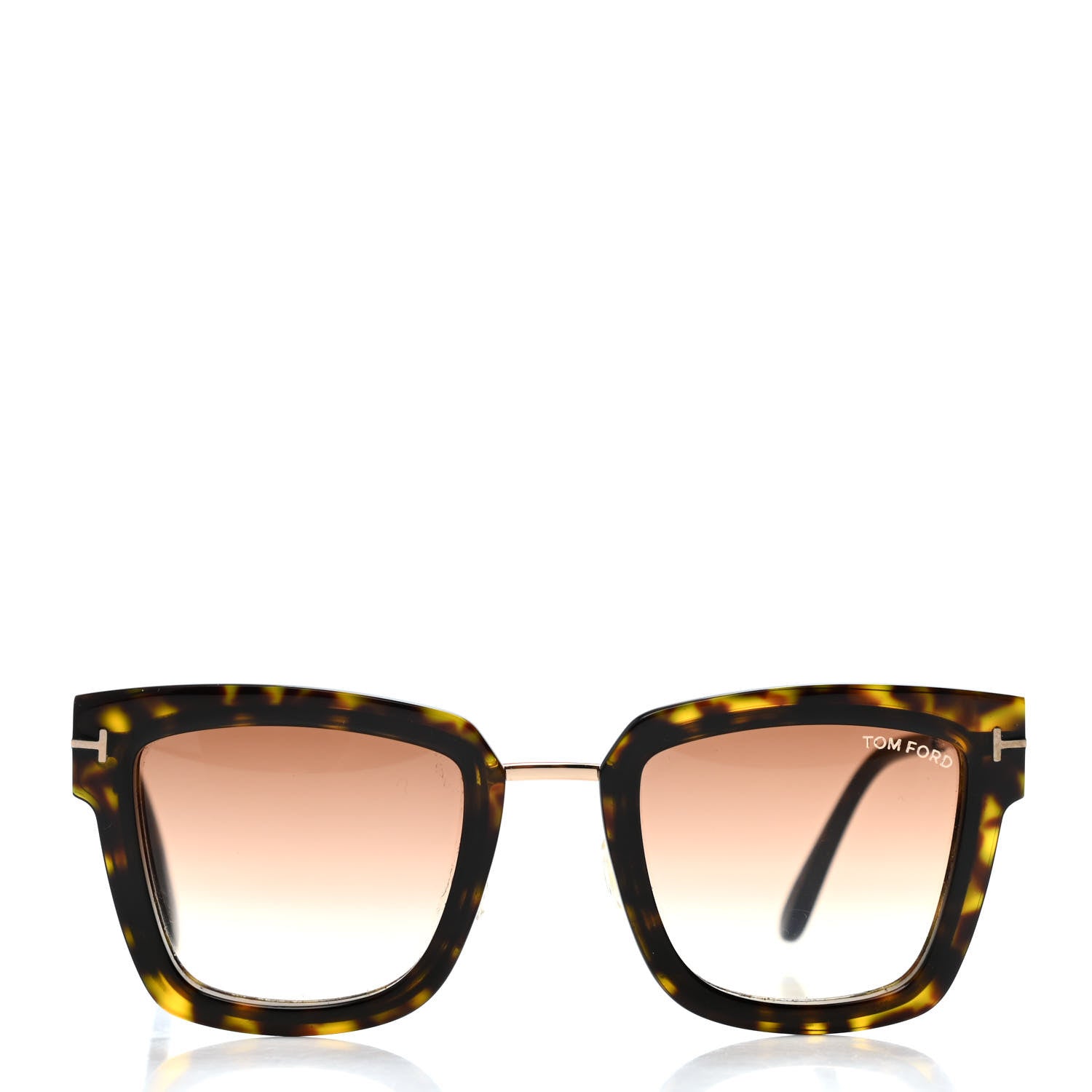 Tom Ford Lara Sunglasses TF573 Havana Brown 2 of 4