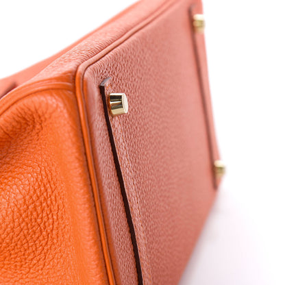 Hermes Togo Birkin 30 Orange 14 of 32