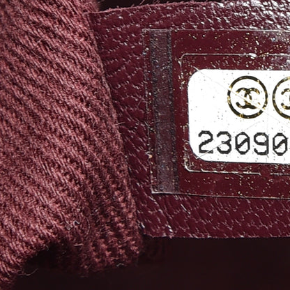 Chanel Shiny Sheepskin Quilted Large Trapezio Flap Red 7 of 8