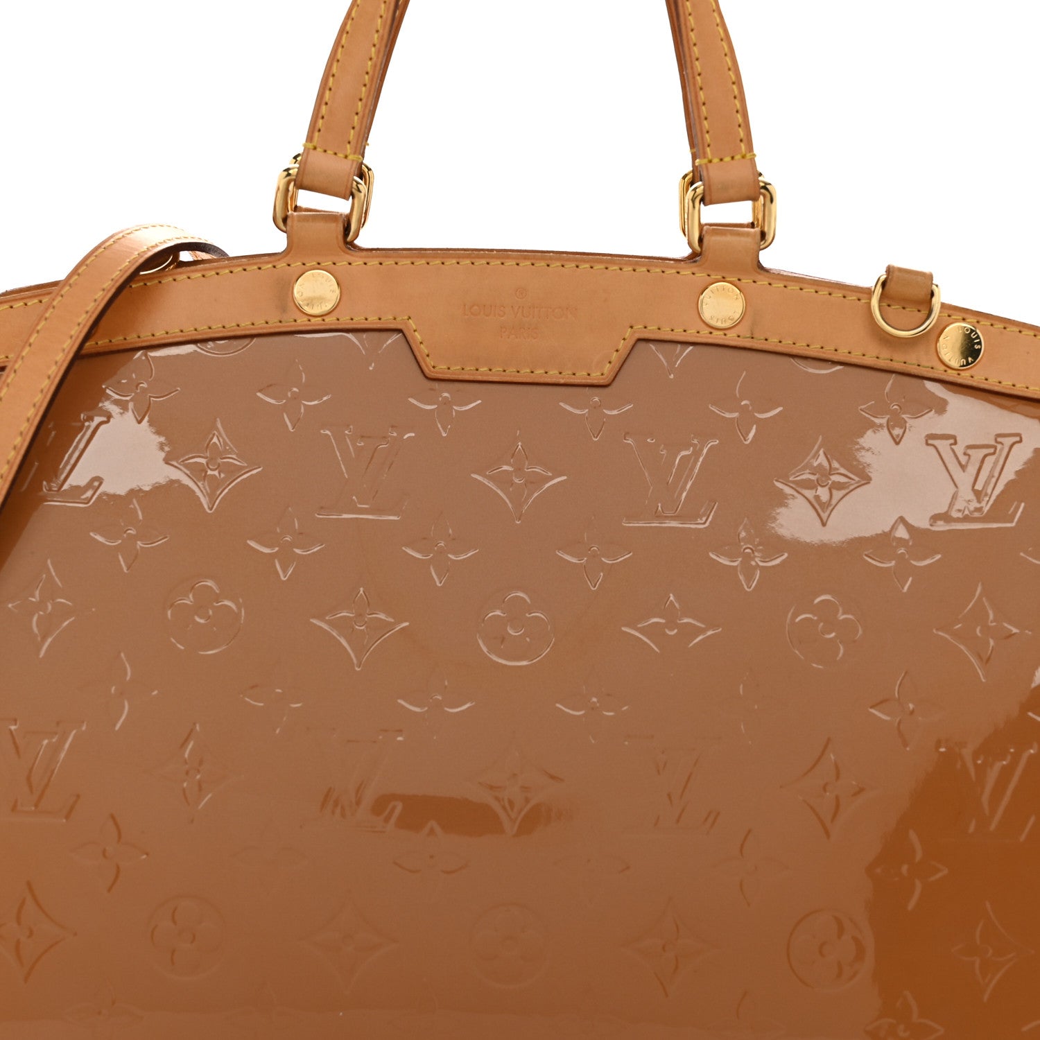 Louis Vuitton Vernis Brea MM Rose Velours 8 of 10