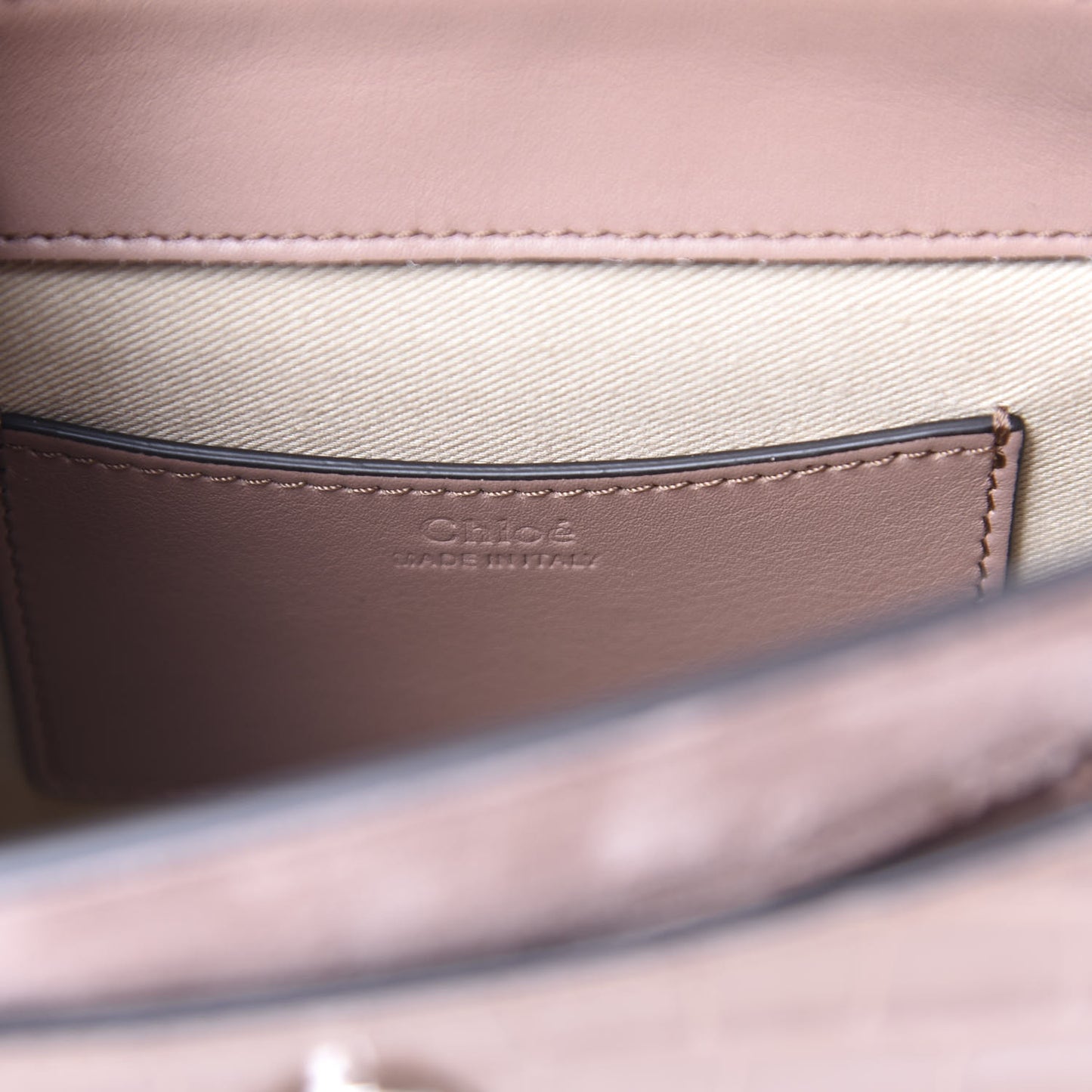 Calfskin Crocodile Embossed Small Tess Bag Woodrose