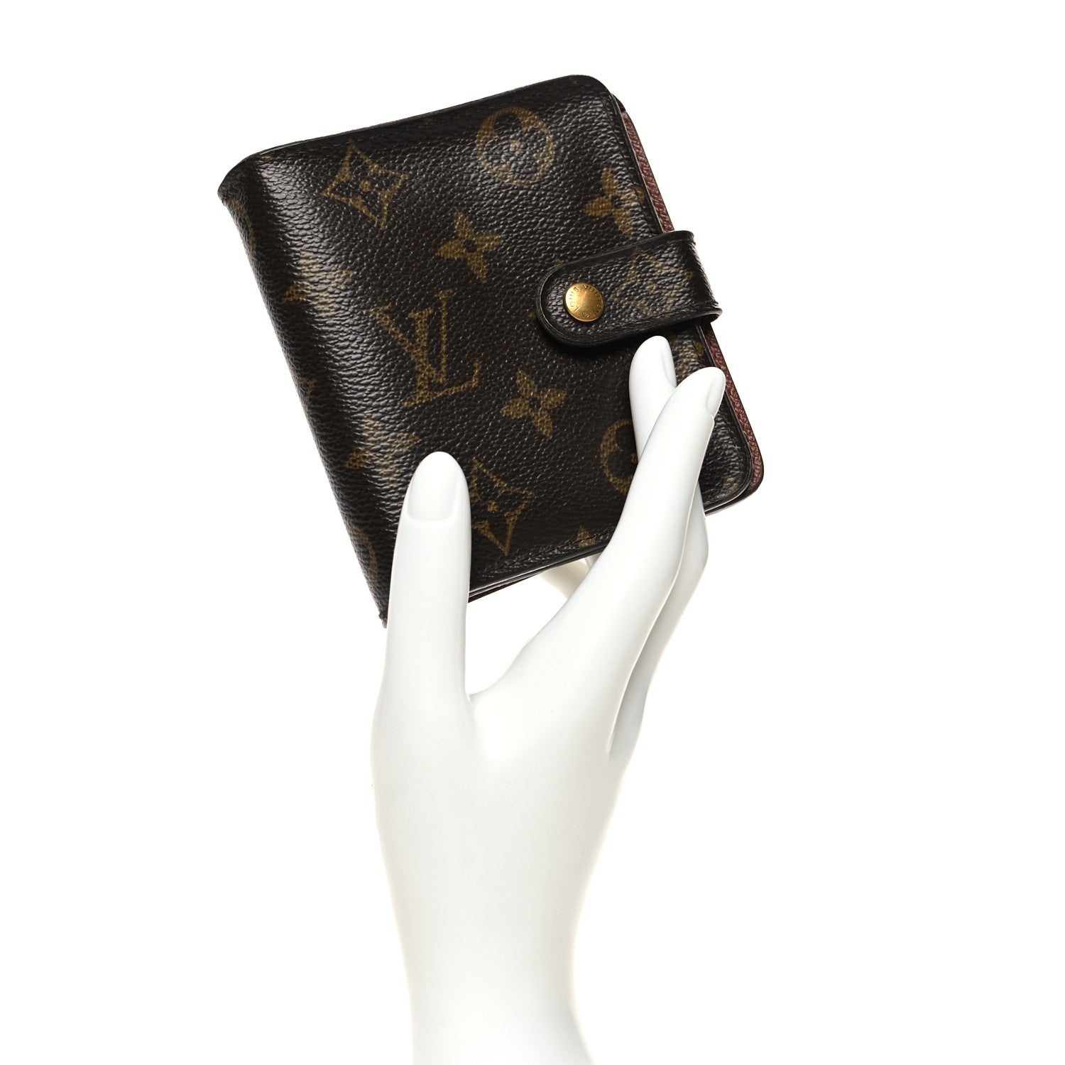 Louis Vuitton Monogram Compact Zippe Zipped Wallet 2 of 14