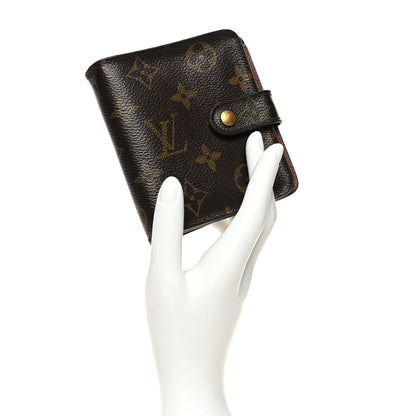 Louis Vuitton Monogram Compact Zippe Zipped Wallet 2 of 14