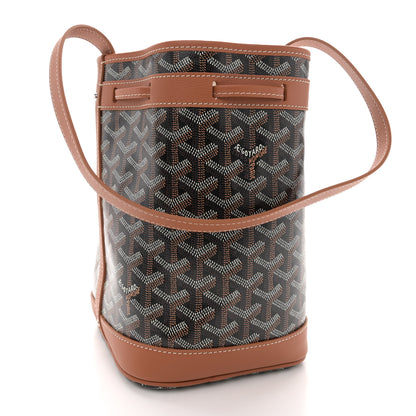 Goyard Goyardine Petit Flot Bucket Bag PM Black Gold 3 of 9