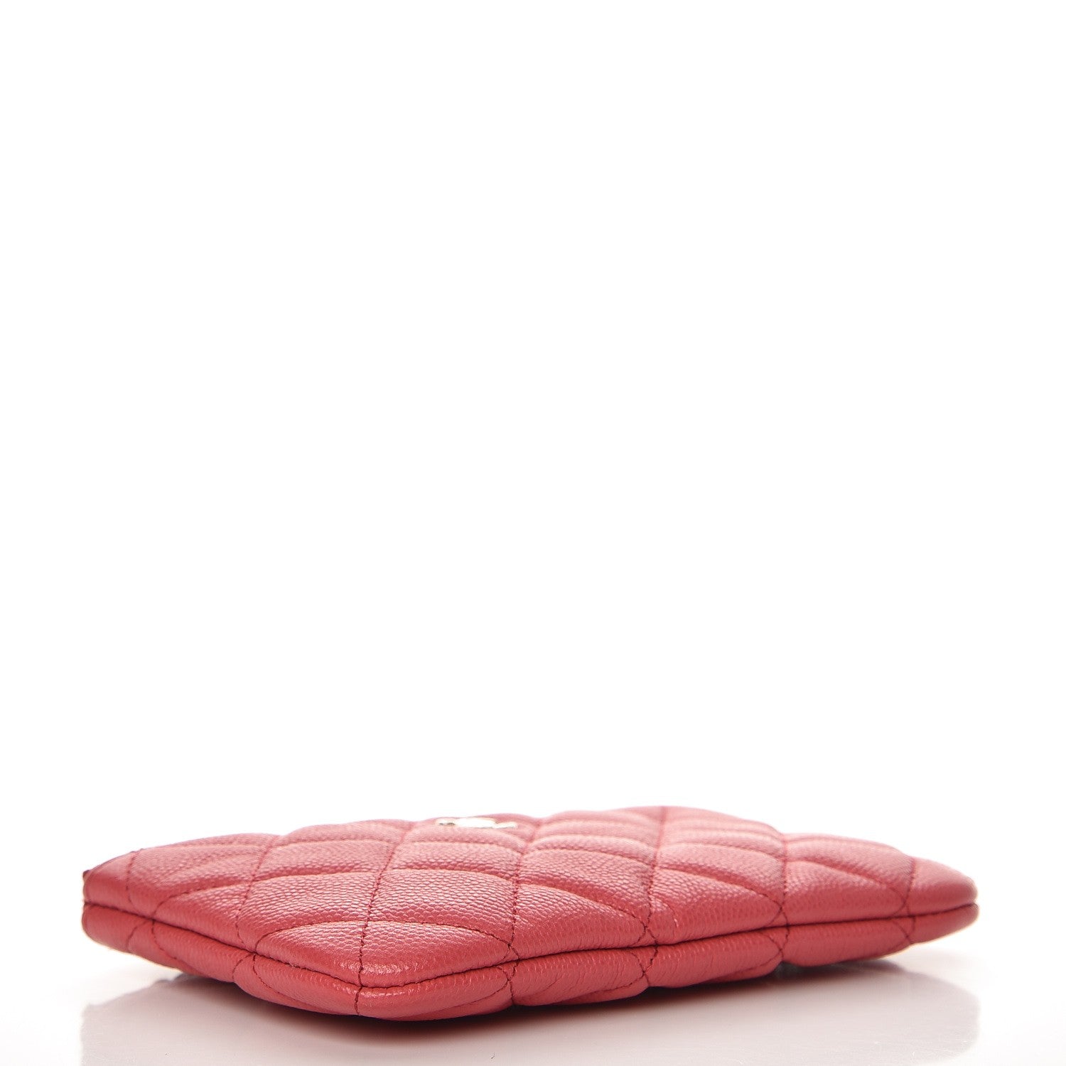 Chanel Caviar Quilted Small Cosmetic Case Dark Pink 4 of 8