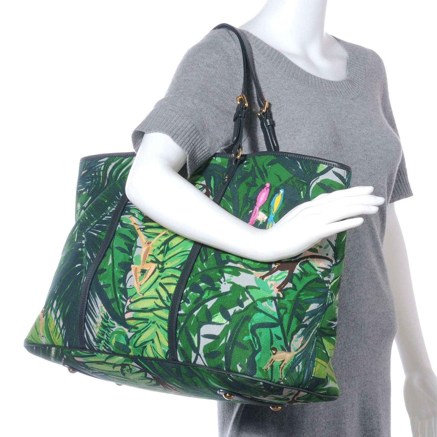 Canvas Printed Aventure Ailleurs Cabas GM