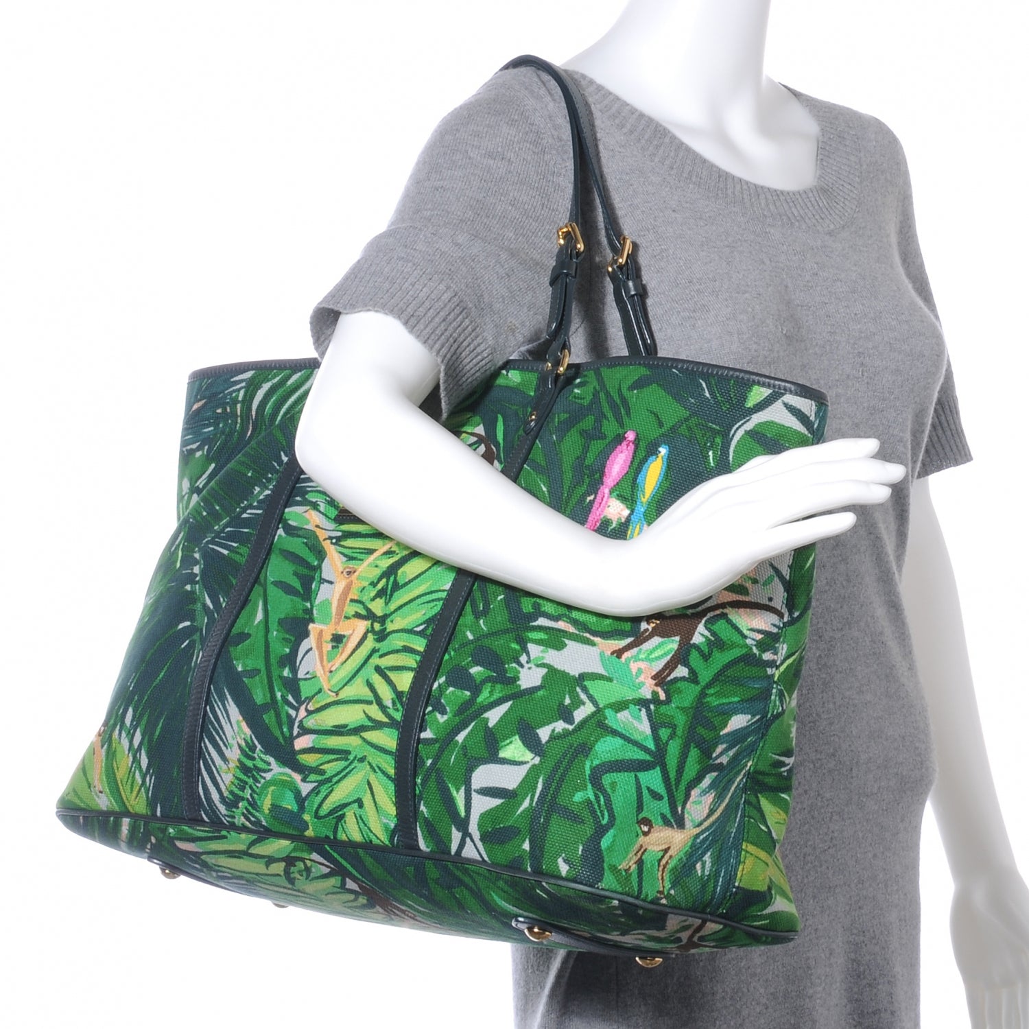 Louis Vuitton Canvas Printed Aventure Ailleurs Cabas GM 2 of 8