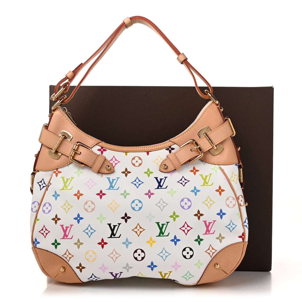 Monogram Multicolor Greta White