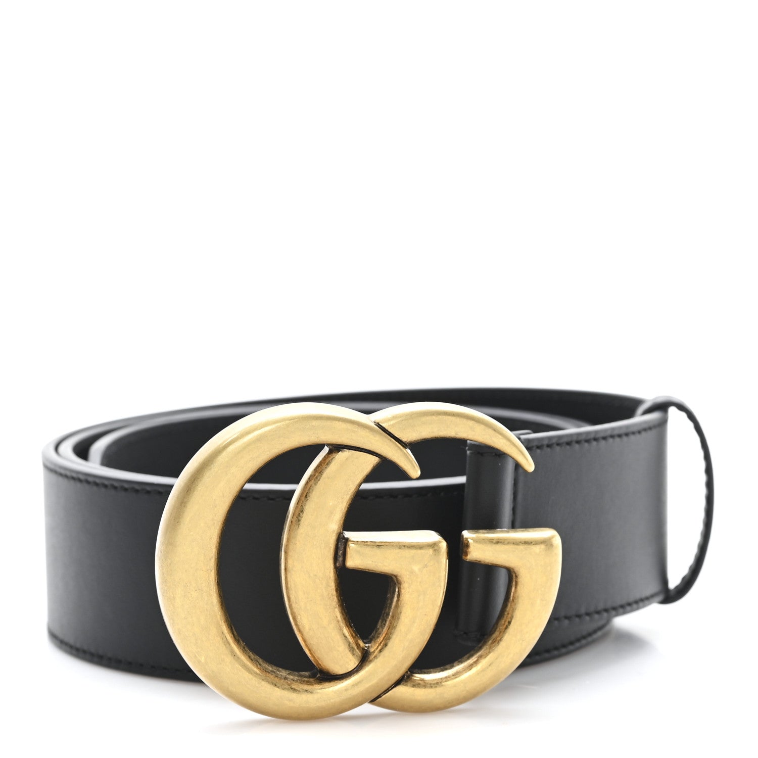 Gucci Calfskin Double G 40mm Belt 90 36 Black 1 of 5