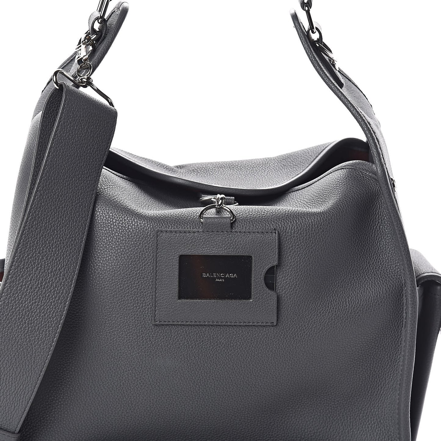 Calfskin Detachables Top Handle Grey