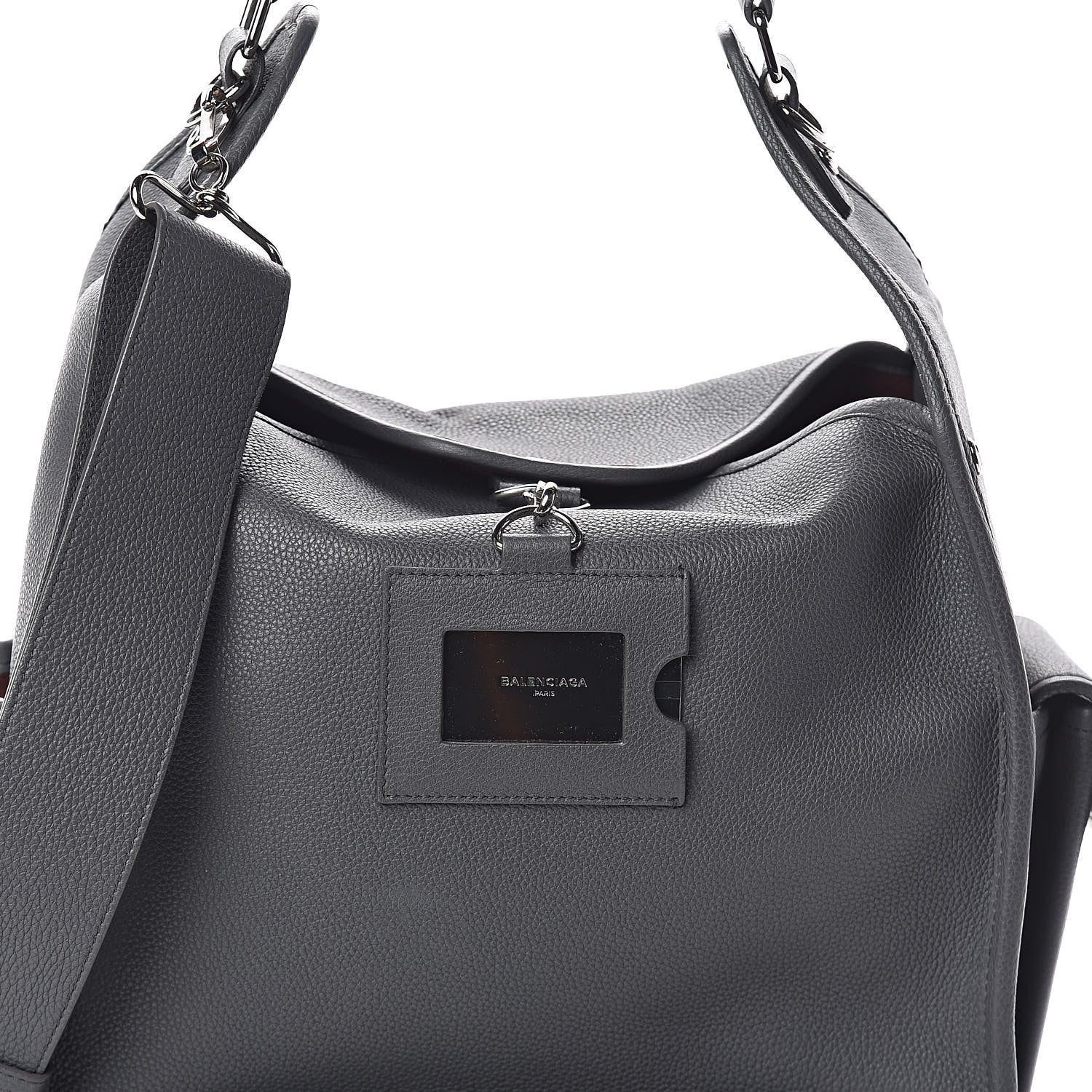 Balenciaga Calfskin Detachables Top Handle Grey 7 of 10